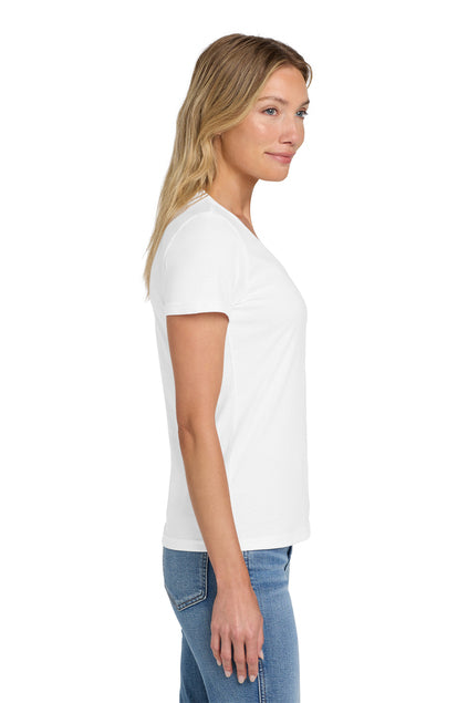 Nautical Bay® Women's Soft White Fit V-Neck T-Shirt