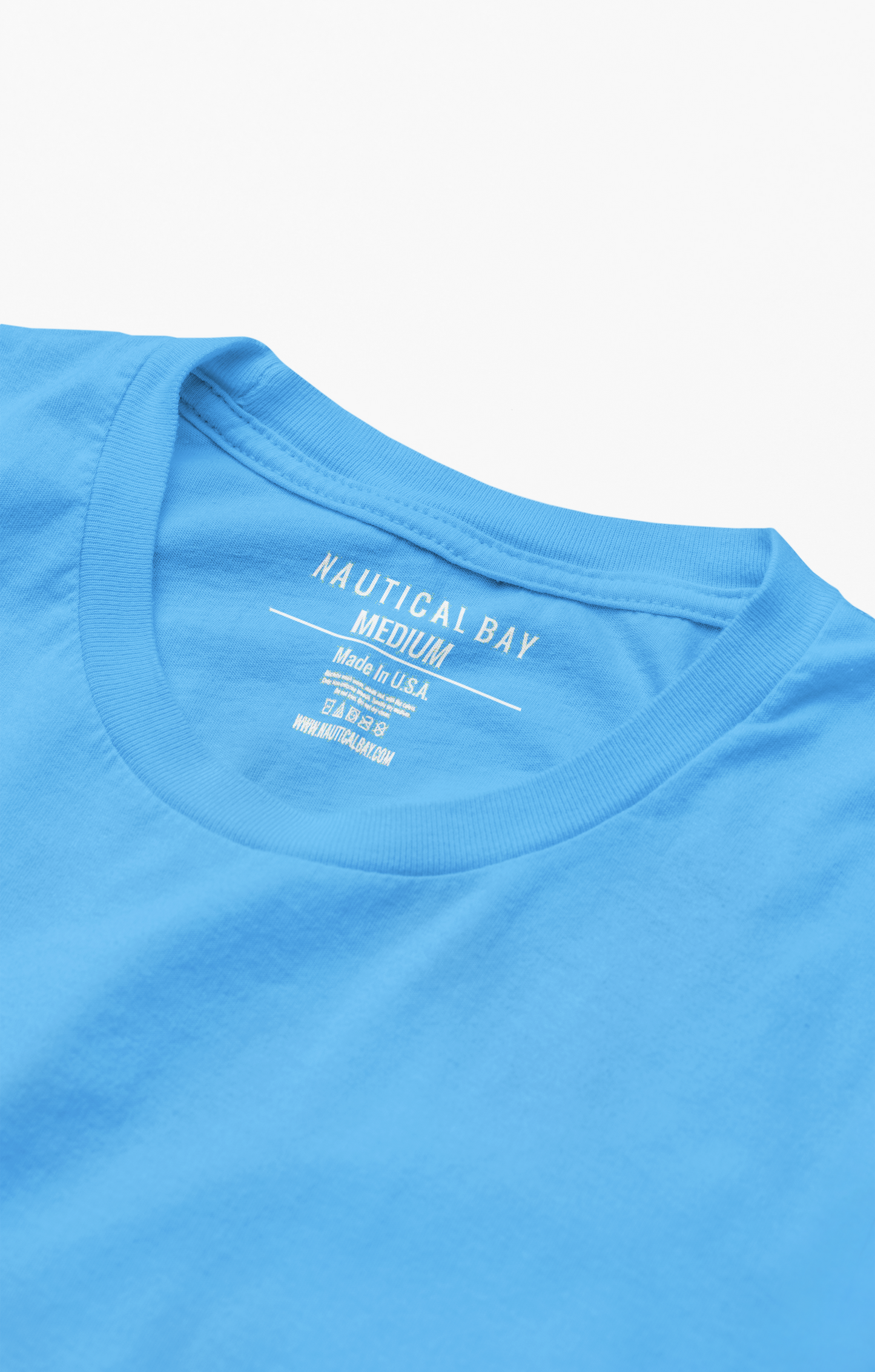 Nautical Bay® Men's Carolina Blue Soft Style T-Shirt