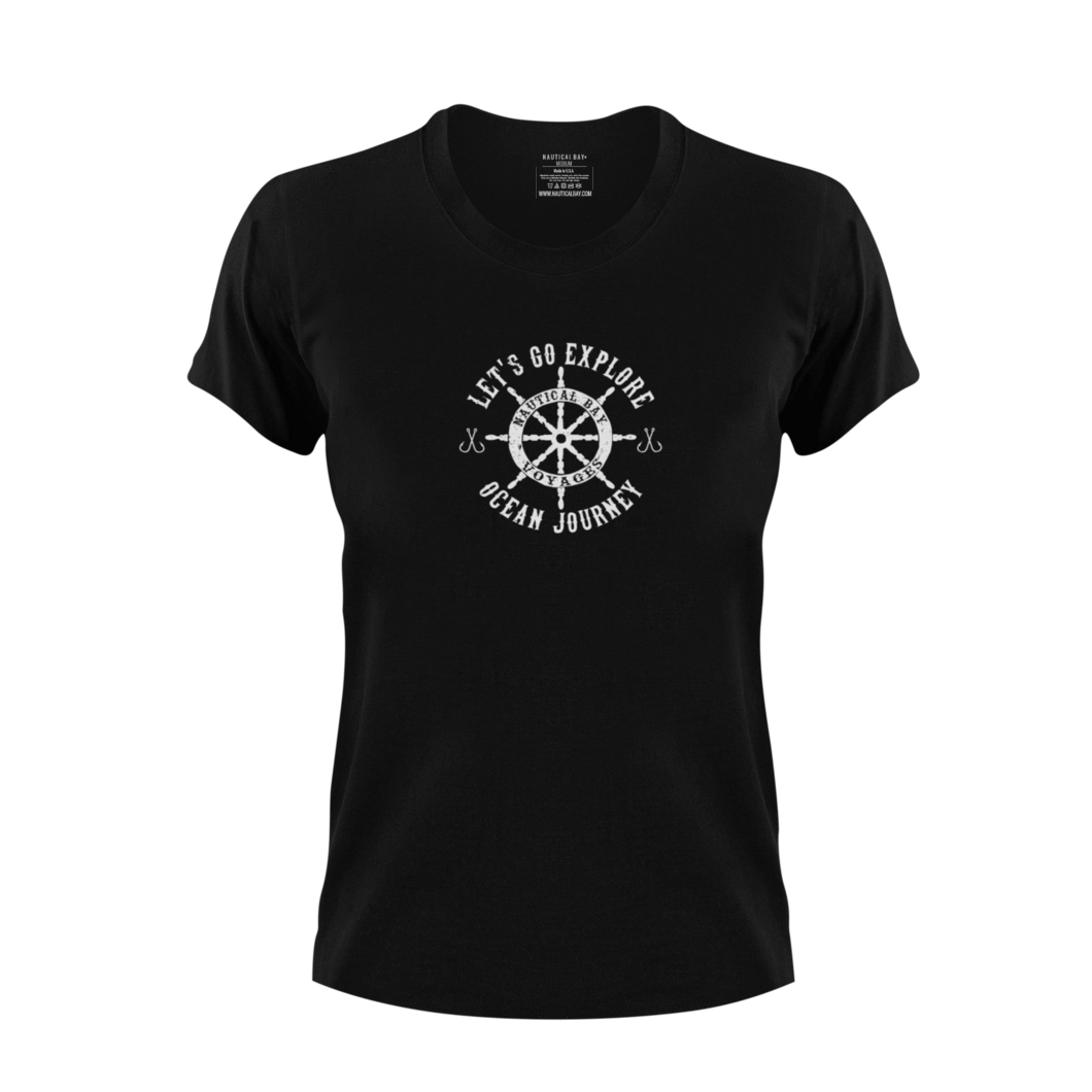 Nautical Bay® Let's Explorer Graphic Short Sleeve T-Shirt