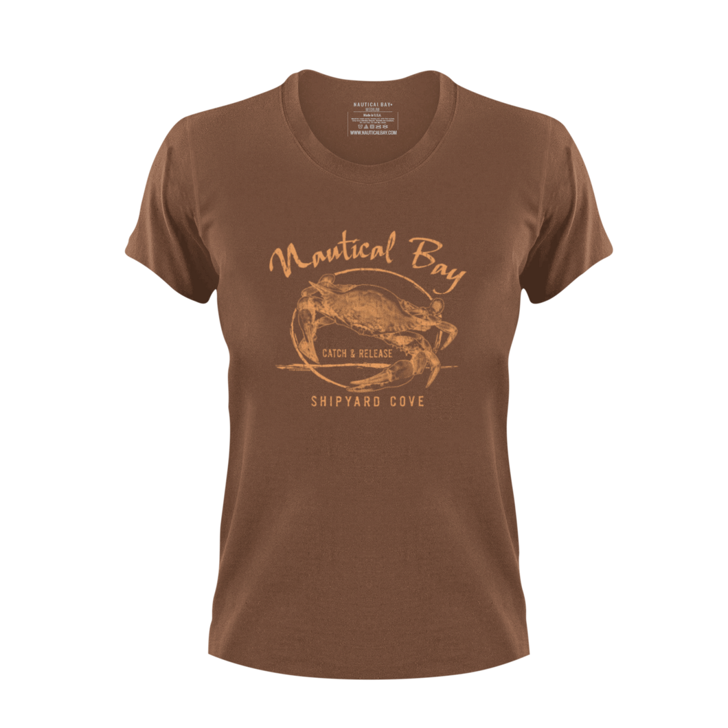 Nautical Bay® Shipyard Cove Youth Brown Graphic Short Sleeve T-Shirt