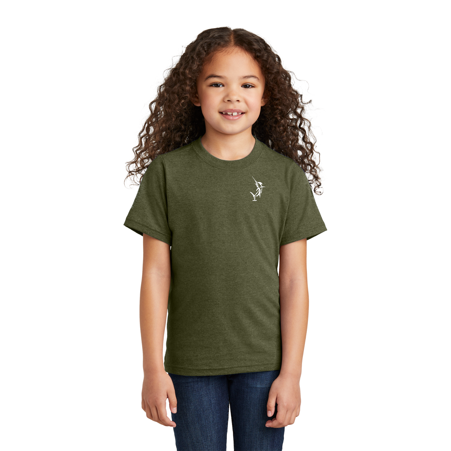 Nautical Bay® Youth Military Green Soft Style T-Shirt