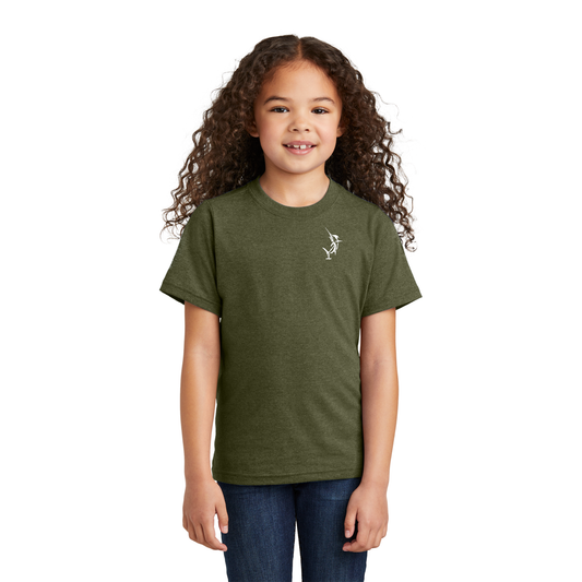 Nautical Bay® Youth Military Green Soft Style T-Shirt