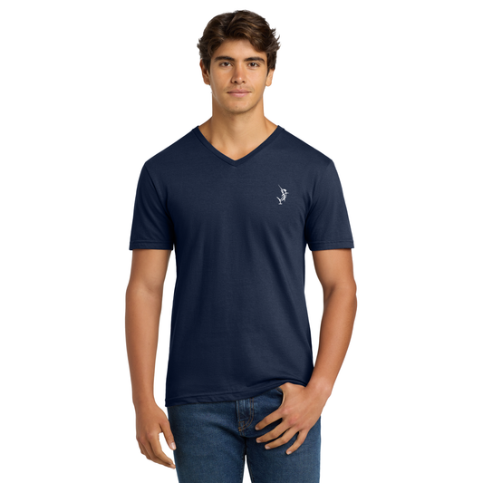 Nautical Bay® Men's Navy Soft V-Neck T-Shirt