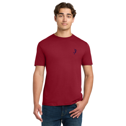 Nautical Bay® Men's Cherry Red Soft Style T-Shirt
