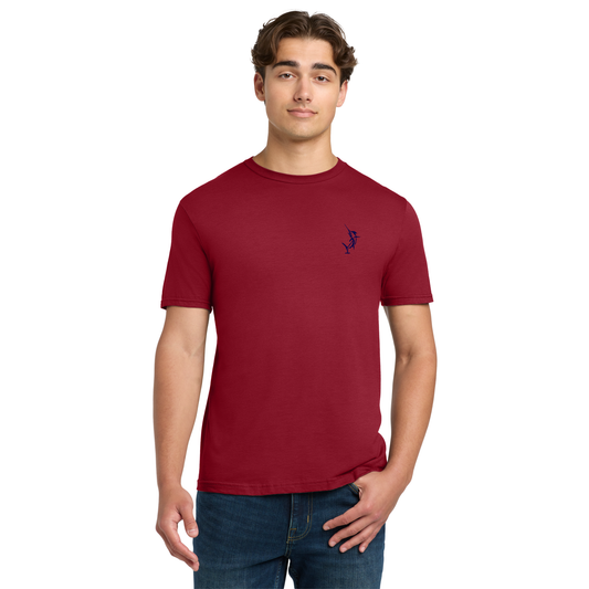 Nautical Bay® Men's Cherry Red Soft Style T-Shirt