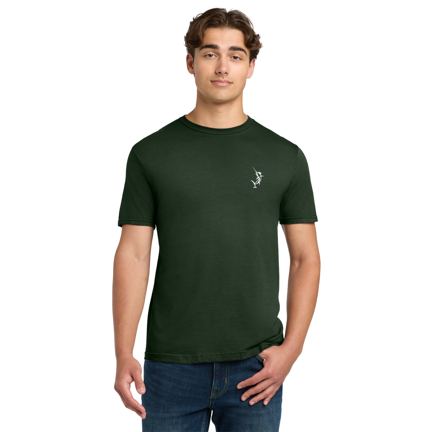 Nautical Bay® Men's Forest Green Soft Style T-Shirt
