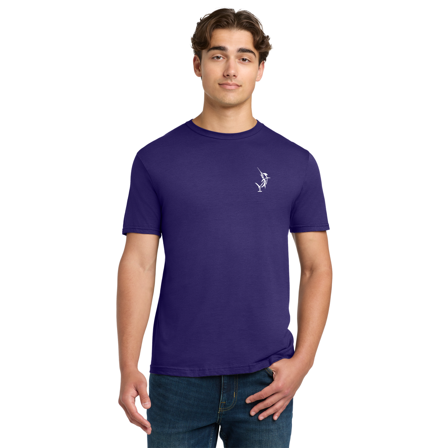 Nautical Bay® Men's Purple Soft Style T-Shirt