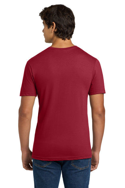 Nautical Bay® Men's Cherry Red Soft V-Neck T-Shirt