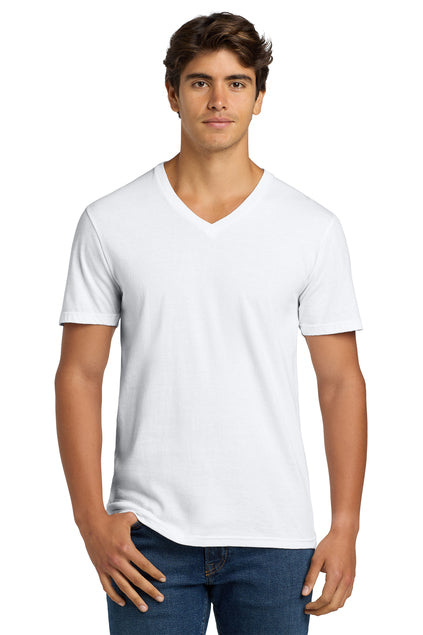 Nautical Bay® Men's White Soft V-Neck T-Shirt