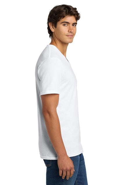 Nautical Bay® Men's White Soft V-Neck T-Shirt