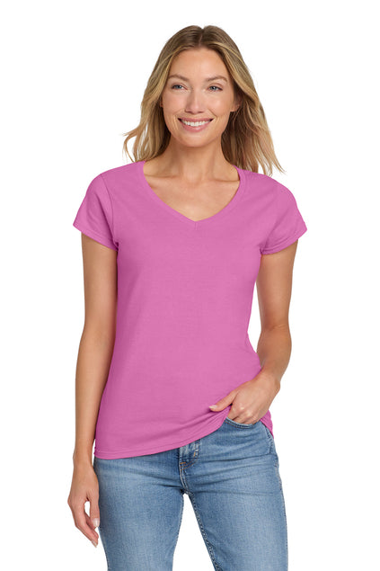 Nautical Bay® Women's Soft Azalea  Fit V-Neck T-Shirt