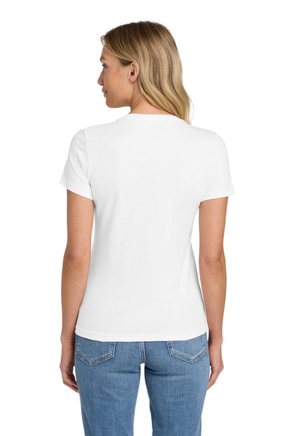 Nautical Bay® Women's Soft White  Fit V-Neck T-Shirt