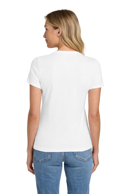 Nautical Bay® Women's Soft White  Fit V-Neck T-Shirt