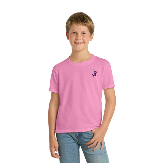 Nautical Bay® Youth Light Pink Soft Style T-Shirt