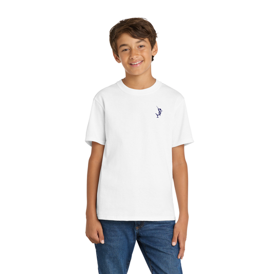 Nautical Bay® Youth White  Soft Style T-Shirt