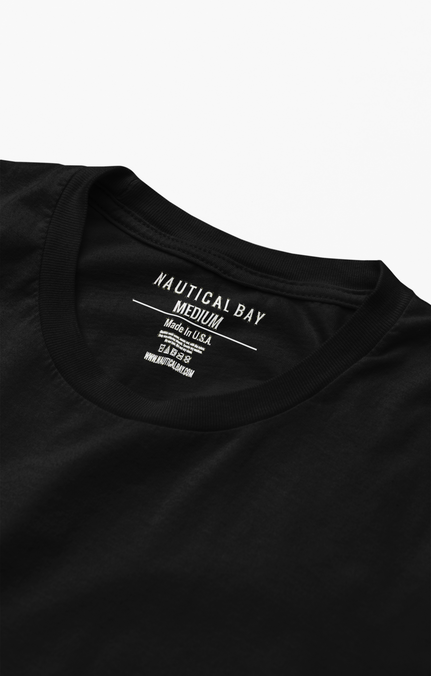 Nautical Bay® Men's Black Soft Style T-Shirt