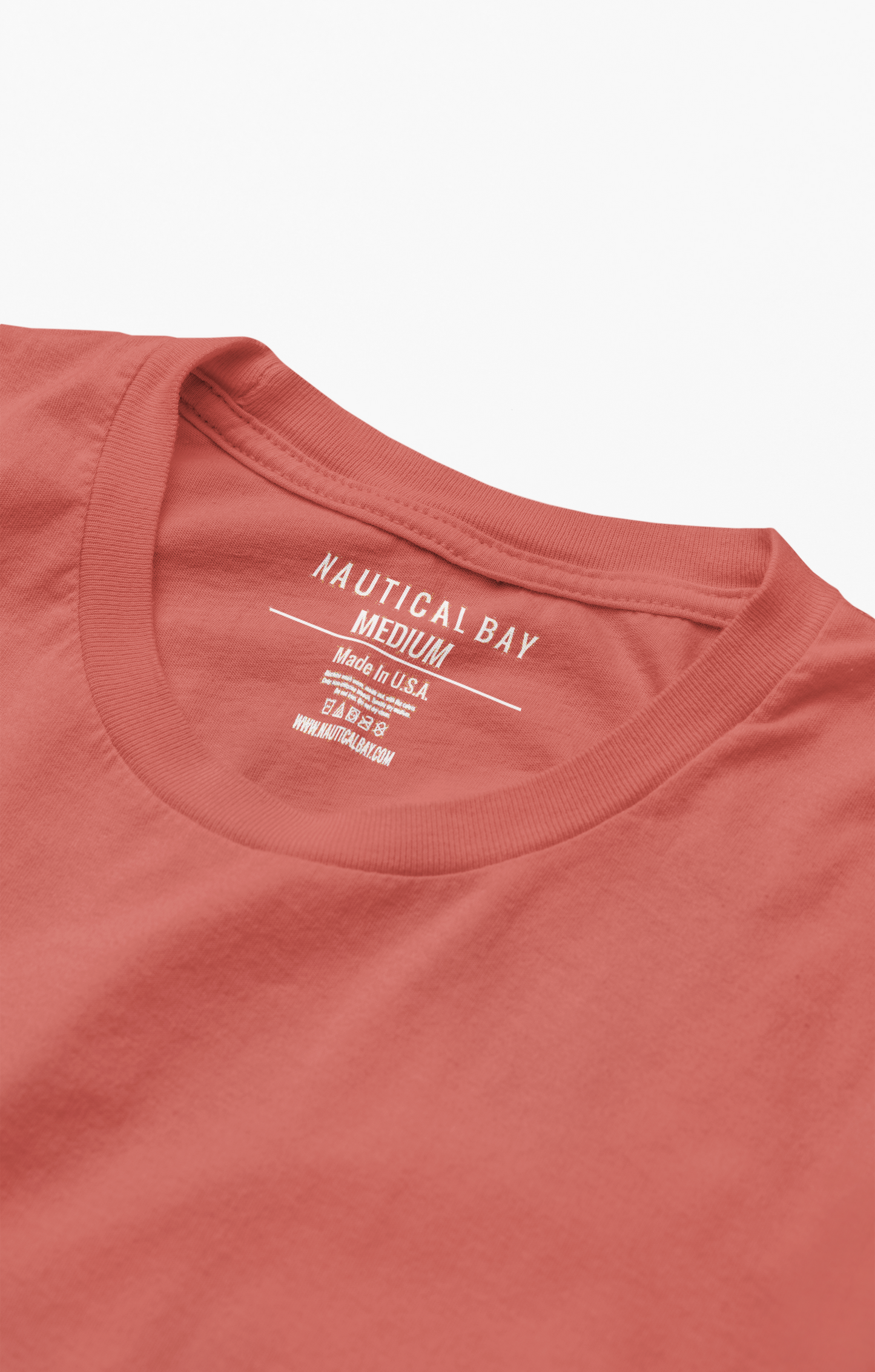 Nautical Bay® Men's Coral Silk Soft Style T-Shirt