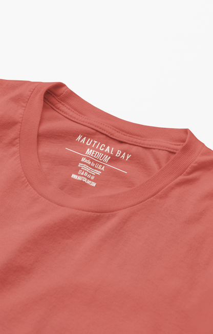 Nautical Bay® Men's Coral Silk Soft Style T-Shirt