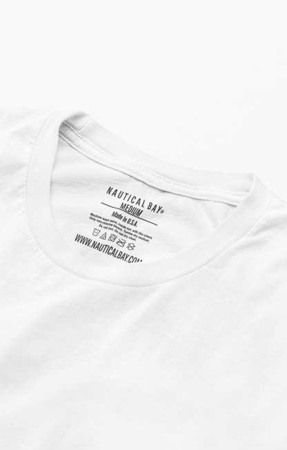 Nautical Bay® Men's White Soft Style T-Shirt